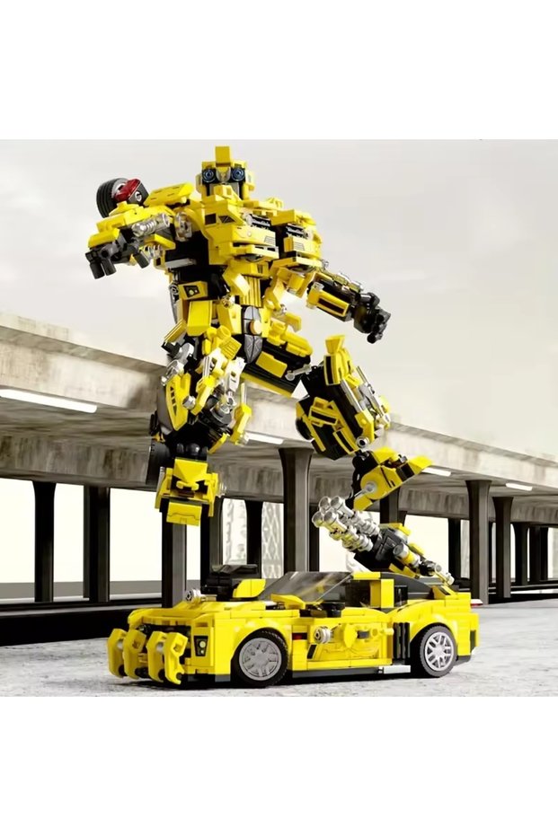 NO BOX New 2 in 1 Deformation Robot Mecha Building Blocks Sets Bricks kit Transform Cars Birthday To