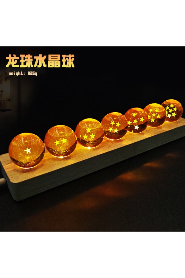 7-planet rectangle 2026 new Dragon Ball Z animation 1-7 star crystal ball LED wooden lamp bas