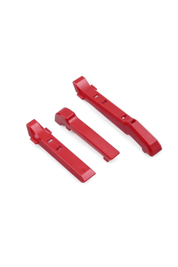 3PCS red Grips and 3PCS Accessories Set for Spinning Tops Toys Gift