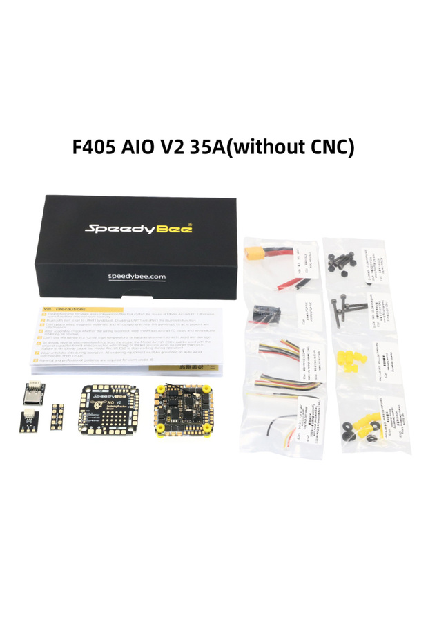 35A NO CNC SpeedyBee F405 AIO V2 35A 40A Blue-jay 25.5x25.5 3-6S Flight Control and ESC Integrated M