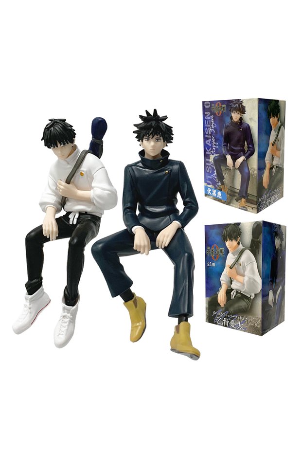 2pcs-with box Jujutsu Kaisen Anime Figures Fushiguro Megumi Okkotsu Yuta 14-17cm PVC Action F