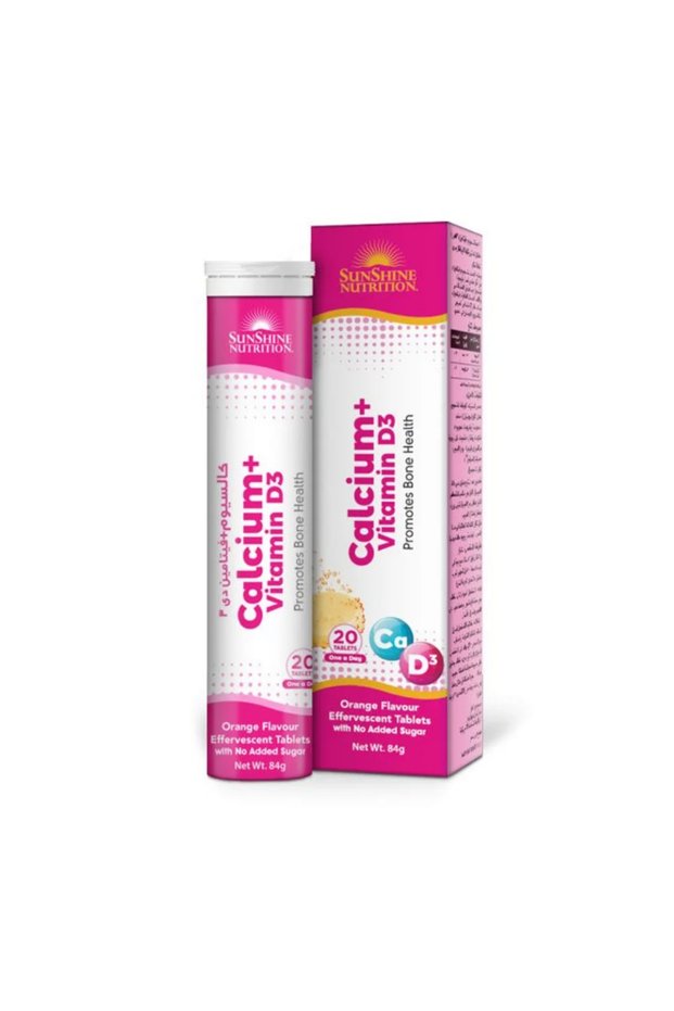 Naturals Calcium + Vitamin D3 Effervescent Tablets 20s