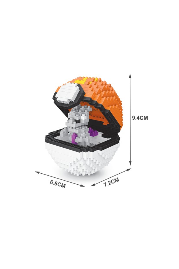 NO BOX JM-310 New 20 Styles Pokémon Poke Ball Blocks Small Particles Mini Building Assembled Educati