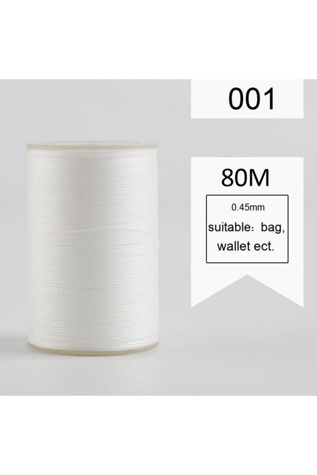 001 0.45mm 80m Wax Thread Sewing Threads For Leather Craft Braided Bracelet DIY Accessories Polyeste