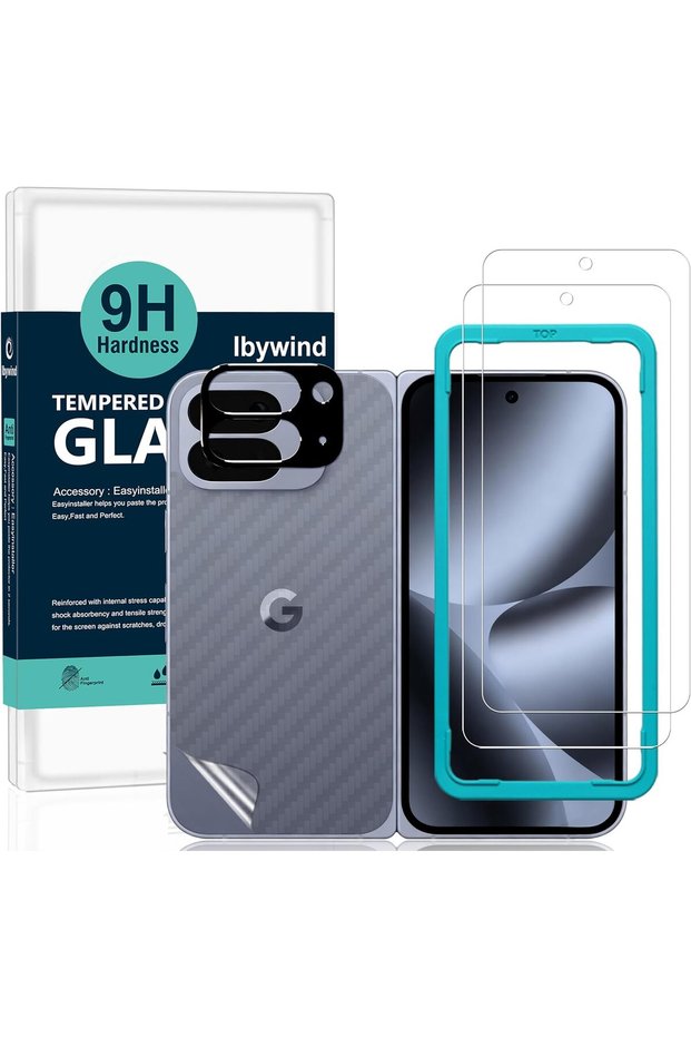 for Google Pixel 10 Pro Fold Screen Protector,2-Pack,9H Hardness Tempered Glass with Camera Lens Pro