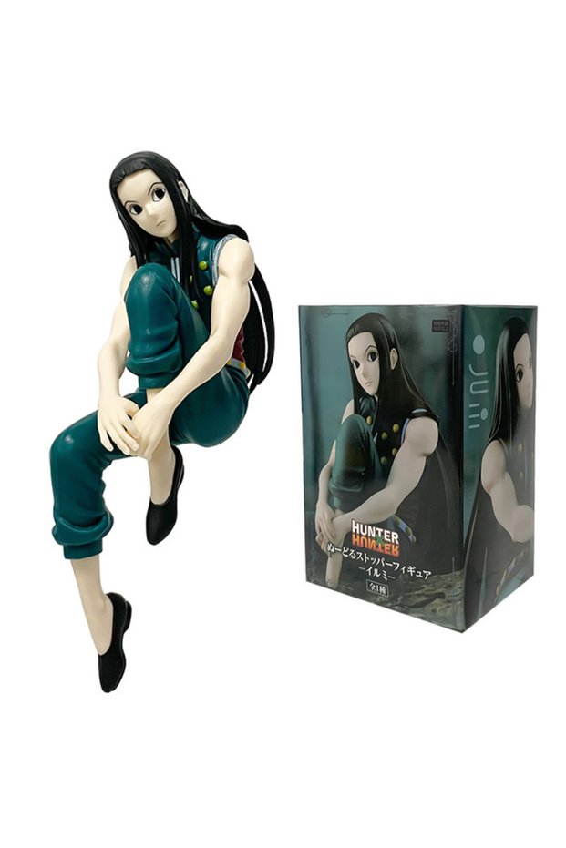 With Box 14cm Anime Hunter×Hunter Figure Phantom Troupe Hisoka Action Figure Noodle Stopper Room Dec
