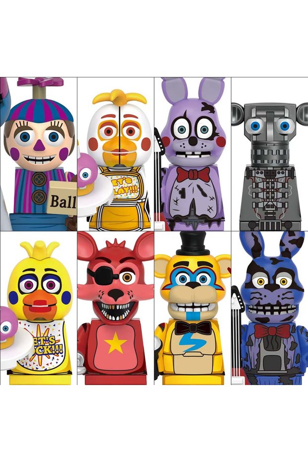 GG1001 @WM6170 Anime Cartoon Model Bricks Horrible Thriller Mini Compatible Assemble Puzzle T