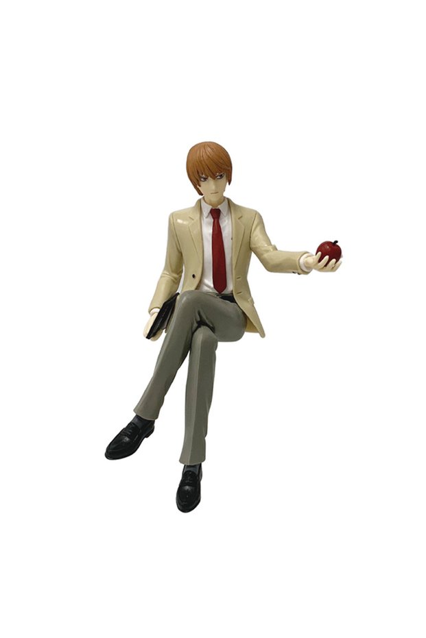 16cm-no box 8-16cm Anime Death Note L Lawliet/Ryuk/Light Yagami/sitting Position Noodle Stopp
