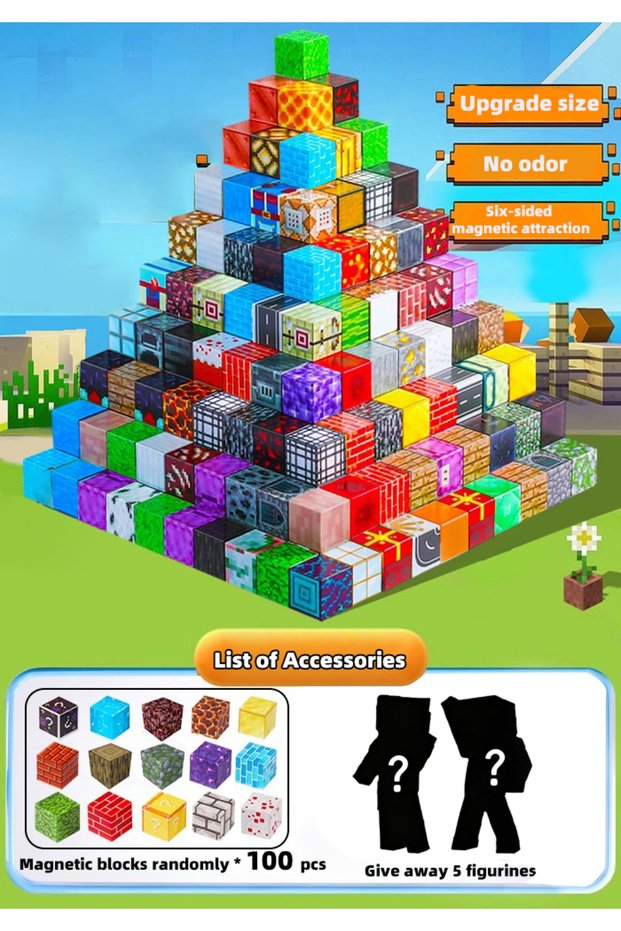 105PCS Building Blocks Toy Building Blocks Full Set of Children's DIY Assembly Toy Building Blocks T