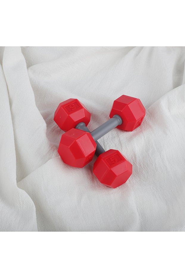 2PCS-RED-PIE-MOLD 2pcs Baby Rattle Dumbbell Toys, Weight And Sensory-Rich Toys for Boys And Girls, F