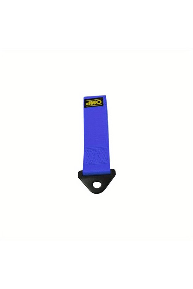 blue 1pc Car Tow Rope with Front Bumper Wrap, Hook Decor, Custom Tow Strap, and Personalized Towing