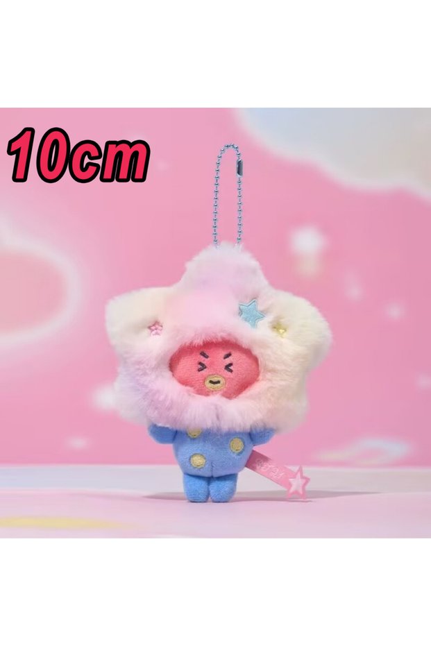 1pcs bt 36 .6-10cm Fans Keychain Plush cute kawaii cartoon plush toy keychain creative anime