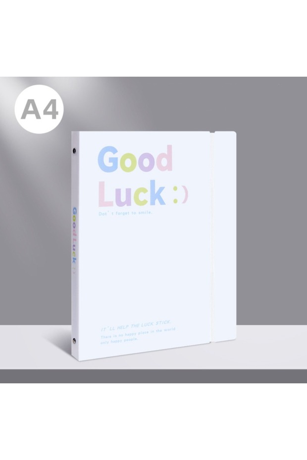 White Shell INS Style Loose Leaf A4 File Folder Transparent Detachable Data Book Students Stationery