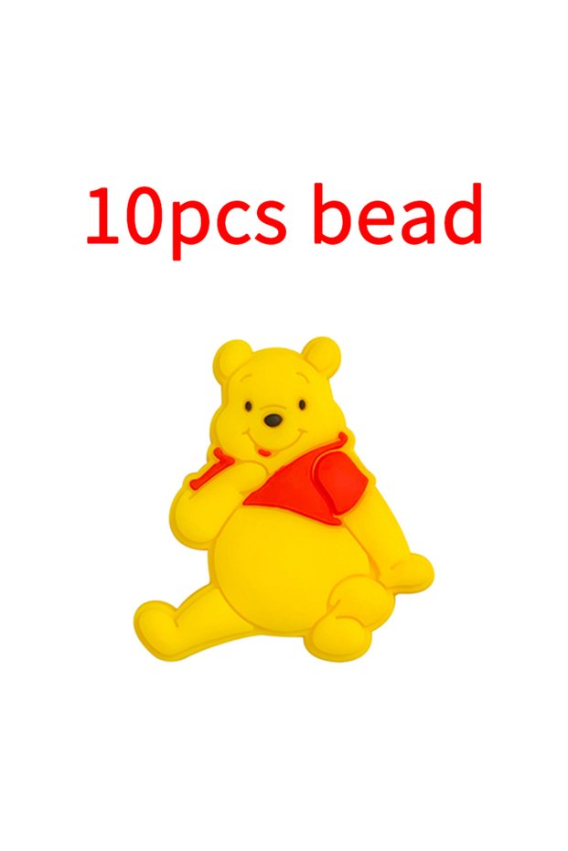 10pcs bead 10pcs Silicone Cartoon Bead Baby Pacifier Bead Pacifier Chain Accessories Ornaments