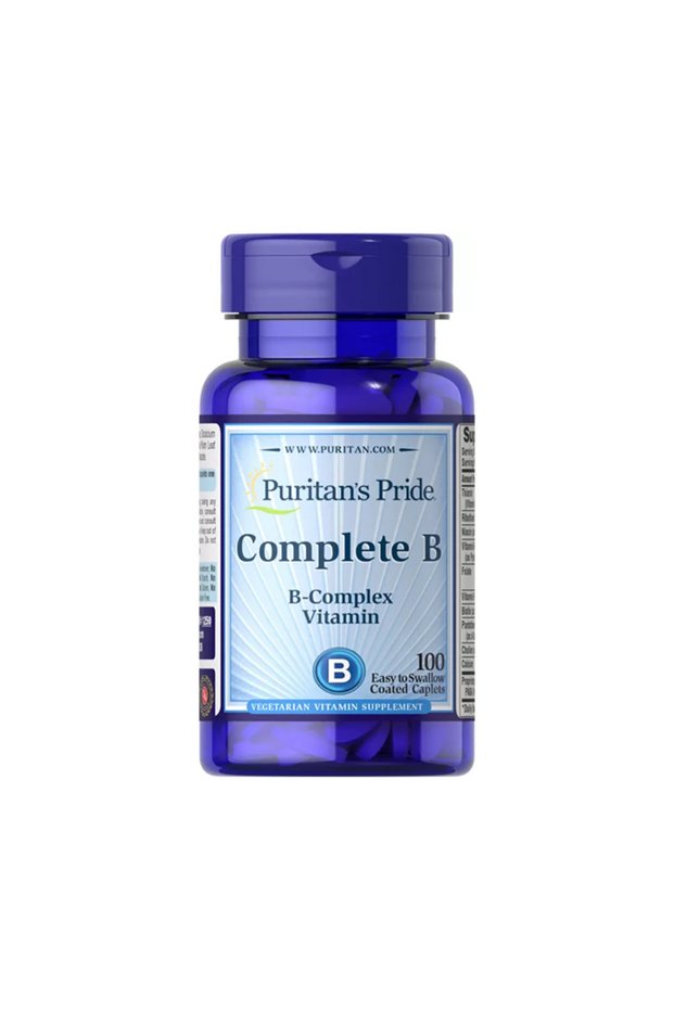 Complete B-Complex Vitamin Supplement Caplets 100s