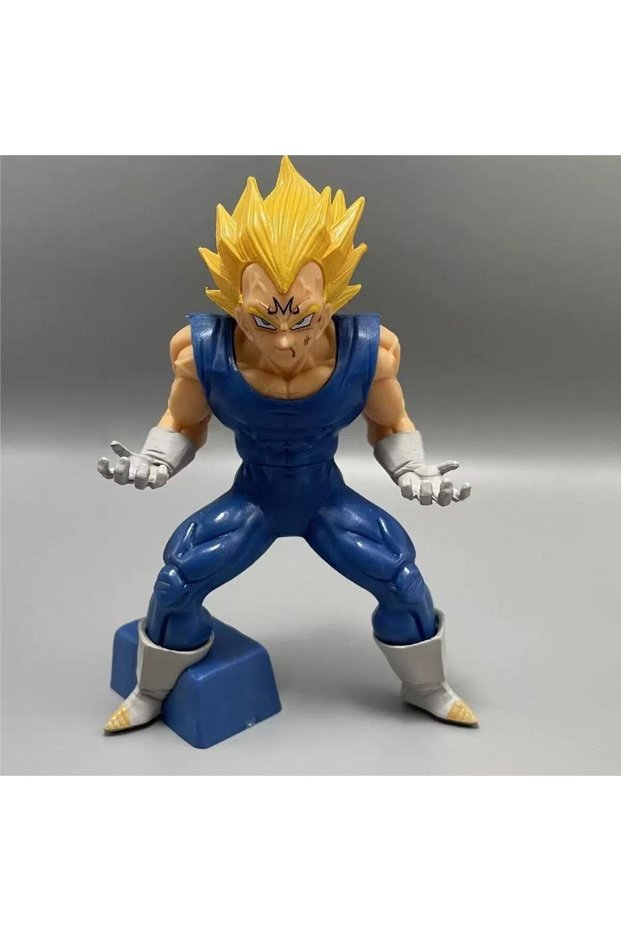 Majin Vegeta 15cm/6in Dragon Ball Z Anime Majin Vegeta Figure With Base PVC Statue Action Col