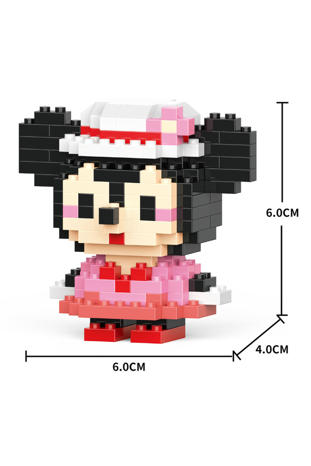 JM-7211-NOBOX Animal Doll Building Block Model Micro Particle Assembled DIY Small Ornaments Birthday