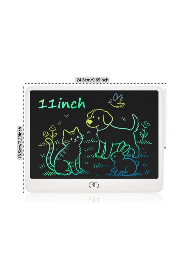 11inch white 16/13/11/8-inch Kids LCD Drawing Board Portable Digital Sketchpad for Art Creativity An