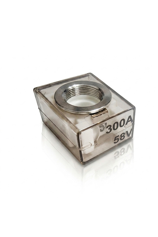 300A 30A-300A Battery Terminal Mount MRBF Fuse Block Kit 58V with Single Stud 5/16" Marine Rated Bat