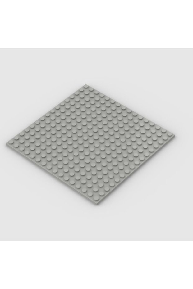Light Gray-2pcs 2PCS 16X16 Dots Small Particle Compatible DIY Building Blocks Baseplates Bricks Educ