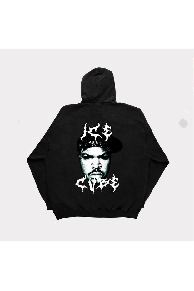 Ice Cube Printed Unisex Hooded Sweatshirt