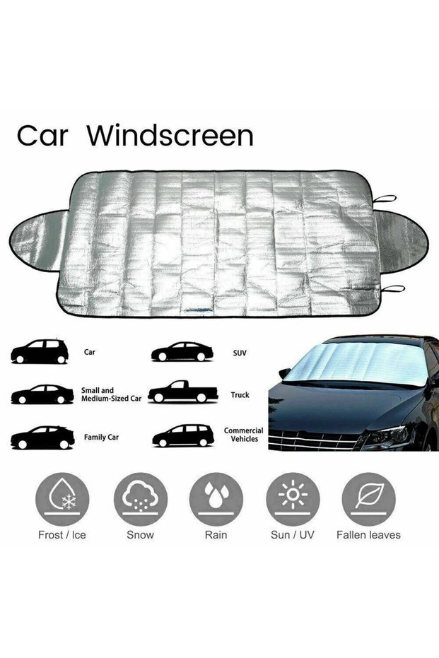 200x70CM Car Windshield Sun Shade Protection Anti-Snow Anti-Frost Sun Cover for Car Windscreen