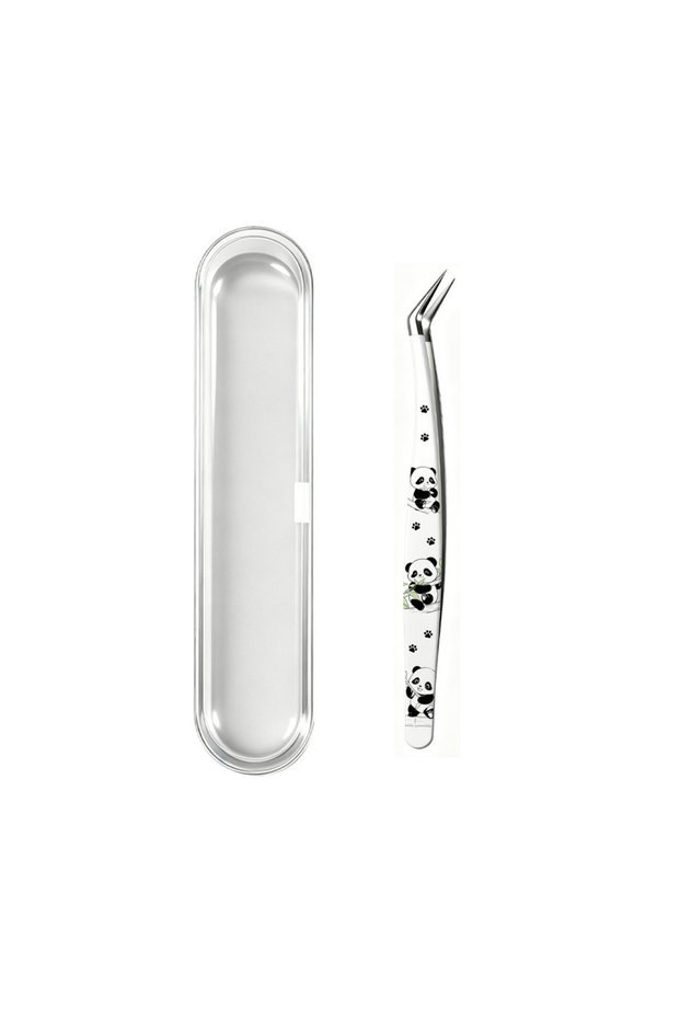 B0253-1 1pc Landscape Stickers Special Tweezers Cartoon Color High Tight Gold Feather Clamp Hand Ten