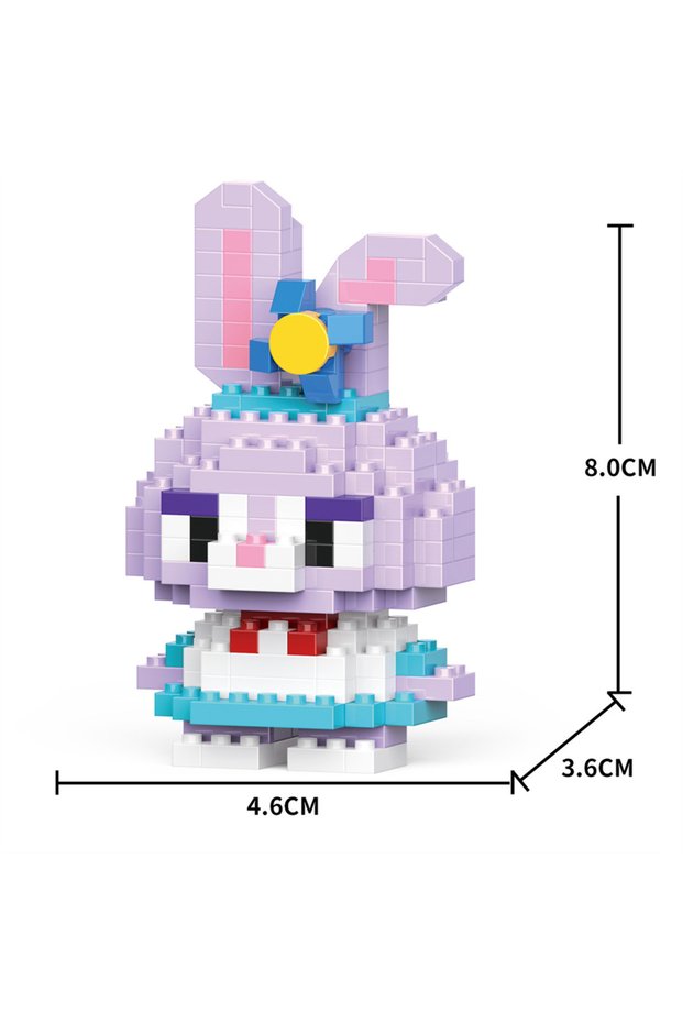JM-7202-NOBOX Animal Doll Building Block Model Micro Particle Assembled DIY Small Ornaments Birthday
