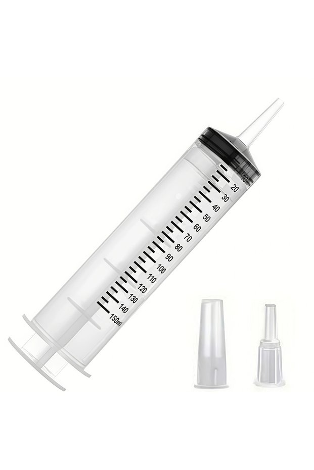 150 ml 20Ml/60Ml/100Ml/150Ml Syringe, Plastic Syringe, Used for Scientific Laboratories, Liquids, Pl