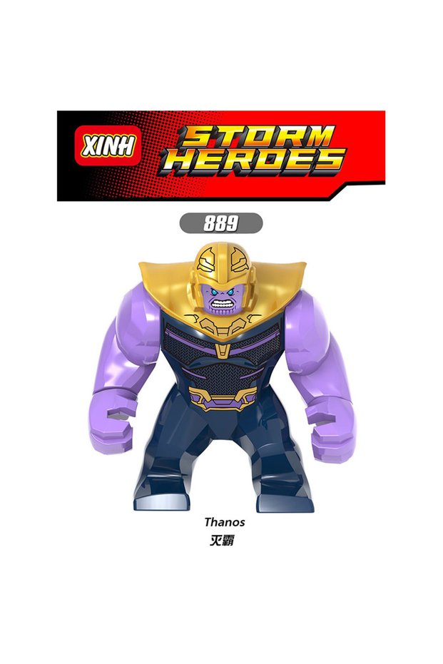 X889 Marvel movies Mobile humanoid building blocks Mini dolls Venom Massacre Hulk statue Puzzle toys