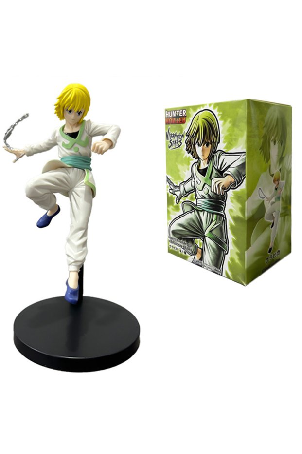 With box Hunter X Hunter Anime Figure Set 6PCS Gon Killua Kurapika Hisoka Chrollo Illumi PVC