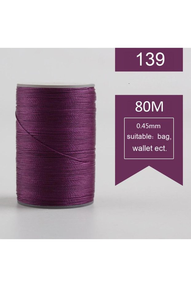 139 0.45mm 80m Wax Thread Sewing Threads For Leather Craft Braided Bracelet DIY Accessories Polyeste