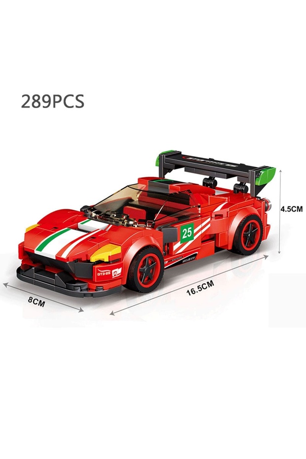 nobox 50009 City Technical Speed Racing Car MOC Building Blocks Sports Race Vehicle Model Educationa