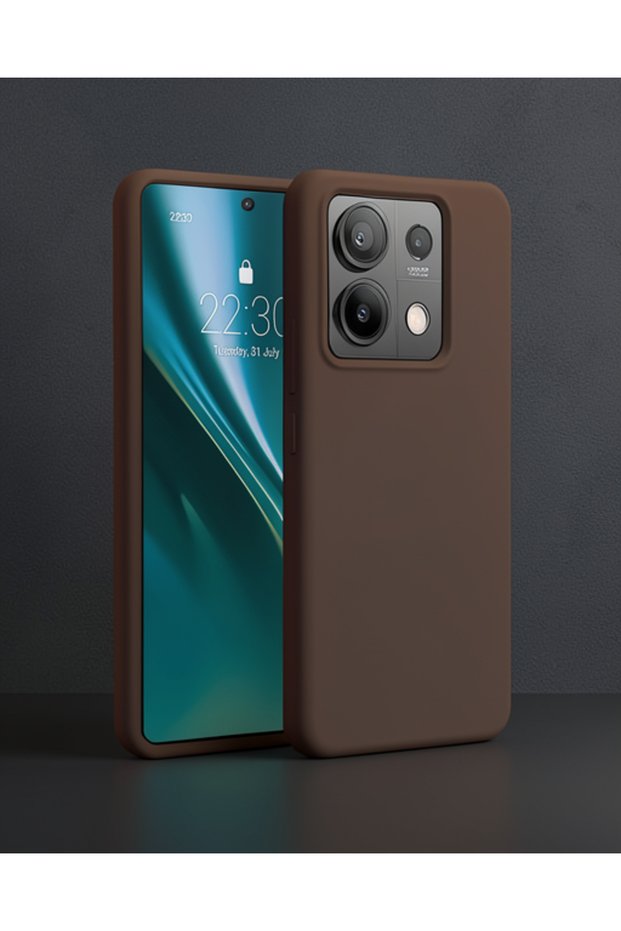 حافظة هاتف Xiaomi Redmi Note 13 4g من السيليكون الأول - أخضر داكن