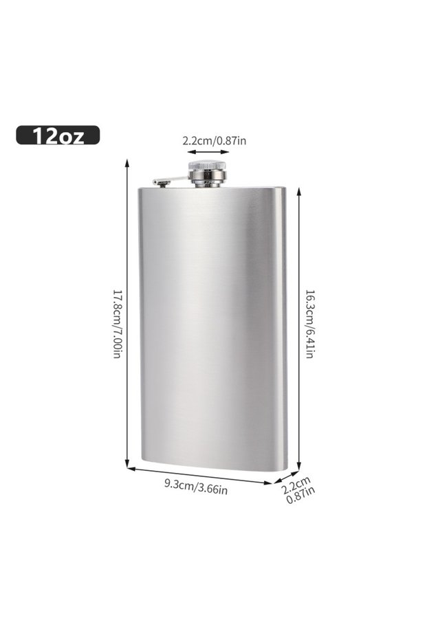 12oz LMETJMA 1 4 5 6 7 8 9 10 oz Stainless Steel Hip Flask with Funnel Pocket Hip Flask Alcohol Whis