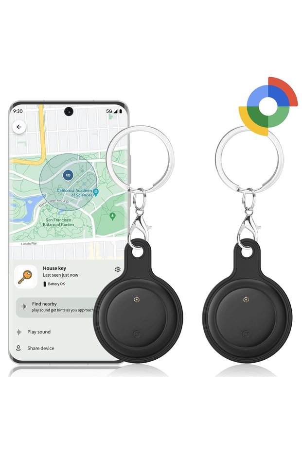 [2 Pack Android Tag] Bluetooth Tracker for Android Phones(2025). Google Certified Item Locator, Smar
