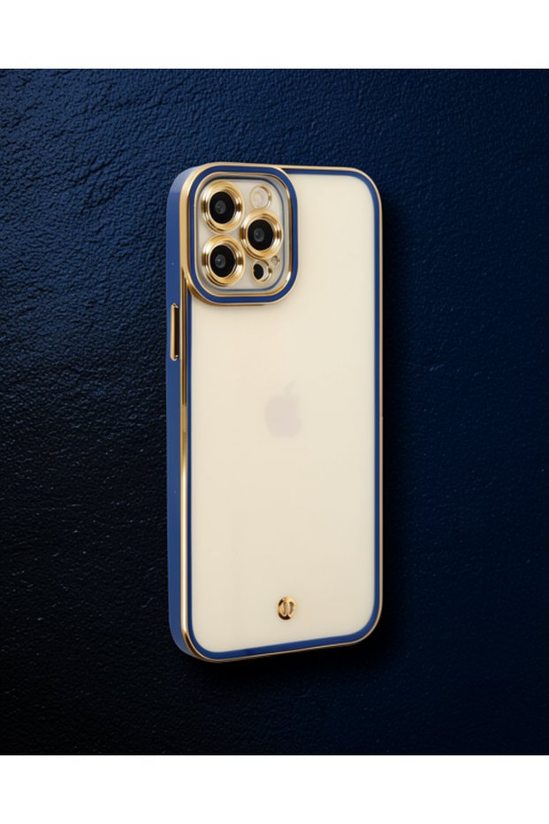 Apple iPhone 12 Pro Max Case Liva Lens Silicone - Blue