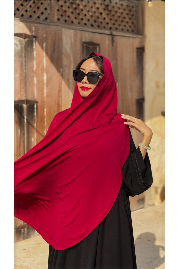 Plain Jersey Hijab for Women – Soft Stretchy Everyday Headscarf