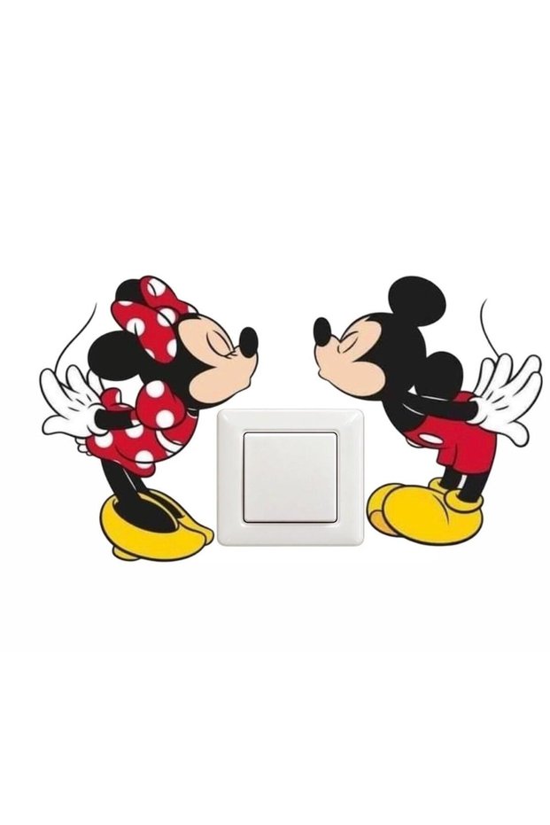 Famous Characters Sticker Large Size 17X12 cm – Decorative Light Switch Ornament