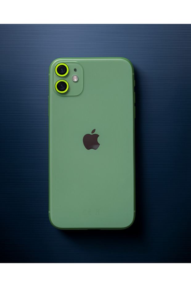 Apple iPhone 11 Neon Phosphorescent Camera Lens - Green