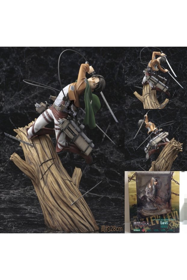 no box Tree stump soldier Kotobukiya Attack On Titan Levi Ackerman Figure Tree Stump Battle P
