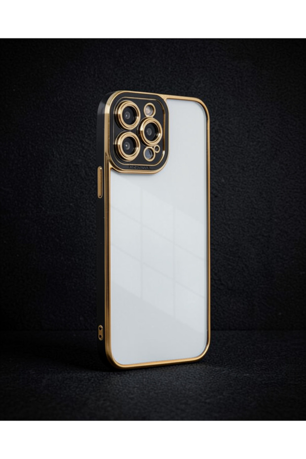 Apple iPhone 13 Pro Max Case Liva Lens Silicone - Black