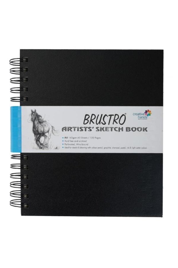 Artist’s Sketch Book - A5 Wiro Bound, 160 GSM, 120 Pages