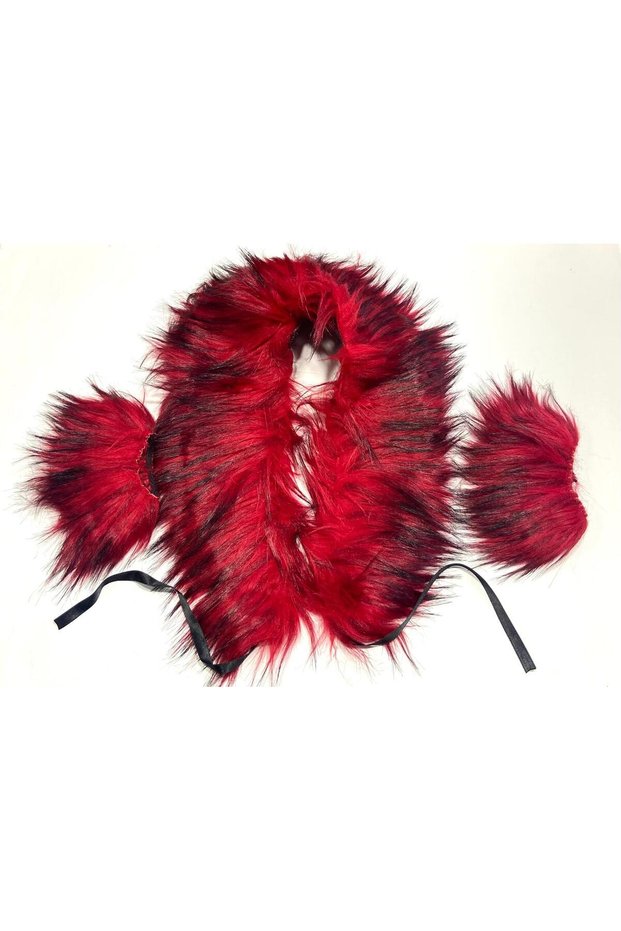 Fur Collar / Fur-Trimmed Suit / mk601
