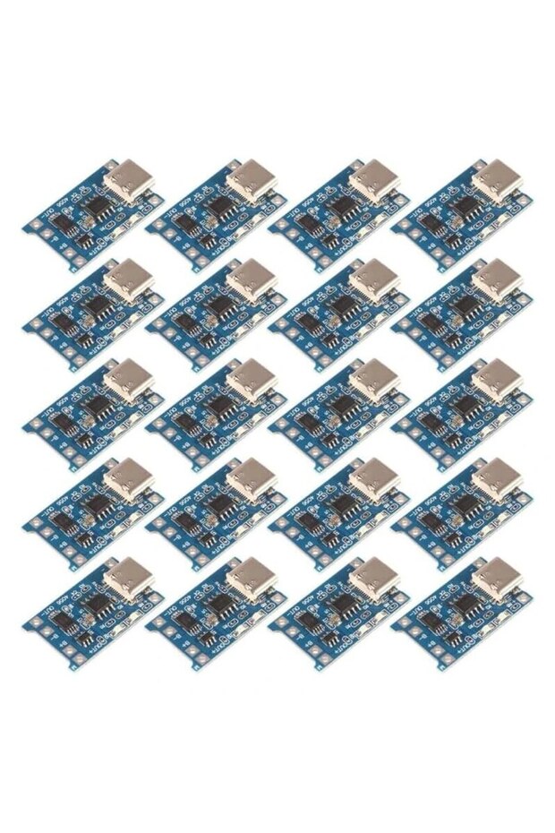 20pcs type c 20pcs TP4056 1A 5V Lithium Battery Charging Board Module Micro USB/Type-c Interface Cha