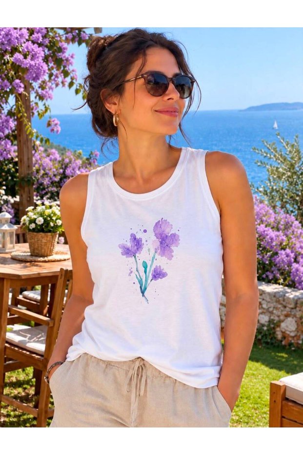 Women's Regular Fit Combed Cotton Sleeveless Sports Tank Top Tshirt