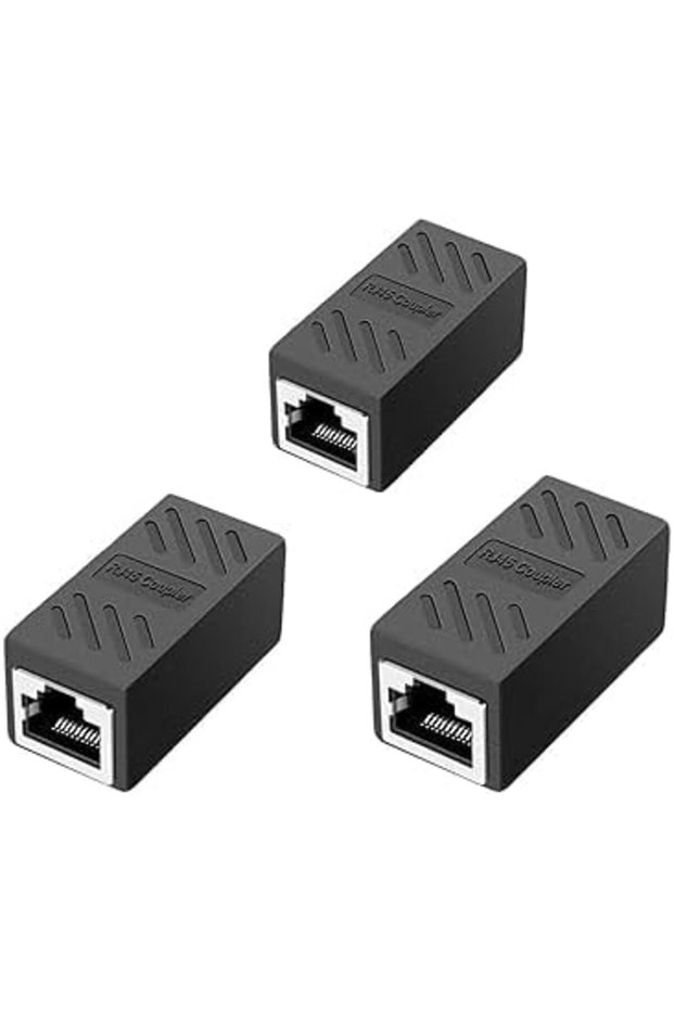 موصل RJ45 موسع شبكة عالي السرعة لتوسيع الشبكة في المنزل أو المكتب