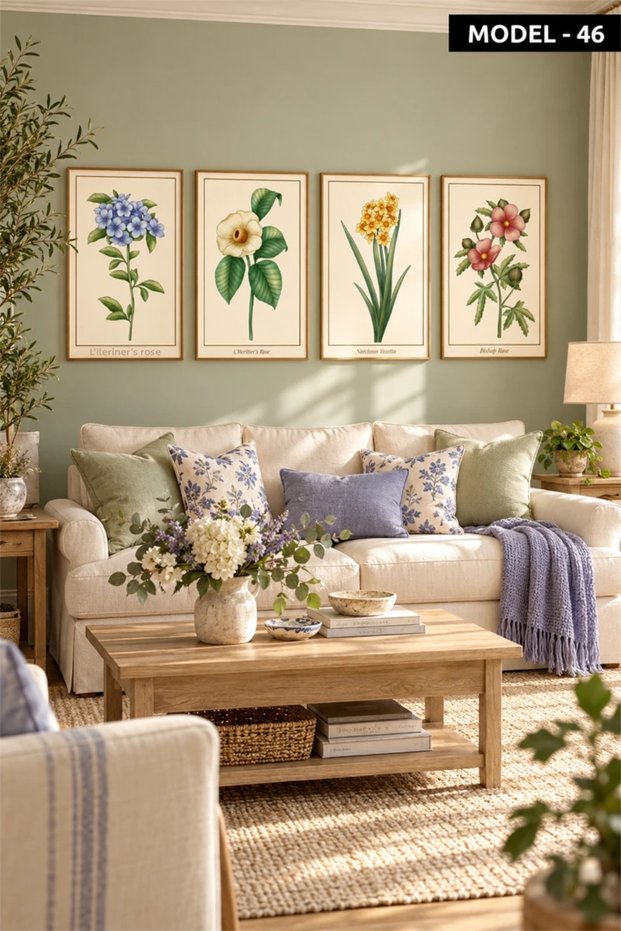 Adhesive Felt Painting - Poster Flower (Model-46)