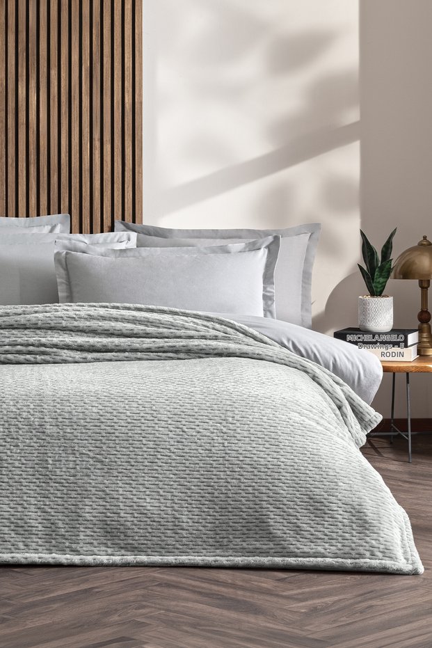 Aina Single Wellsoft Blanket - Gray