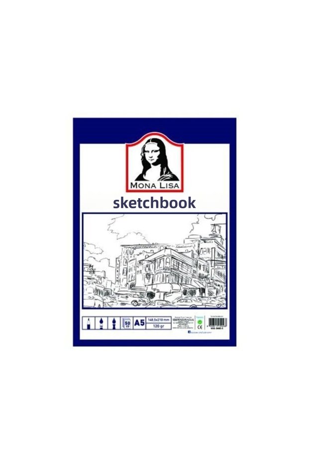 Mona Lisa Sketchbook Sketch Book A5 120gr 50 Yp